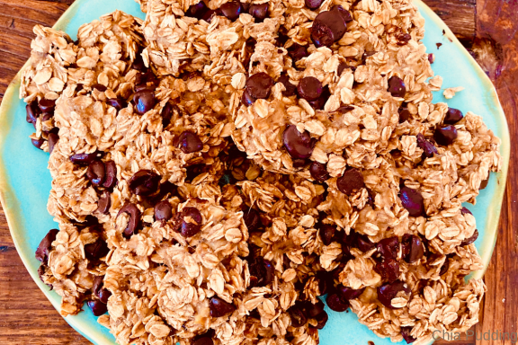 Cookies banane, avoine & chocolat noir — le goûter feel-good sans gluten